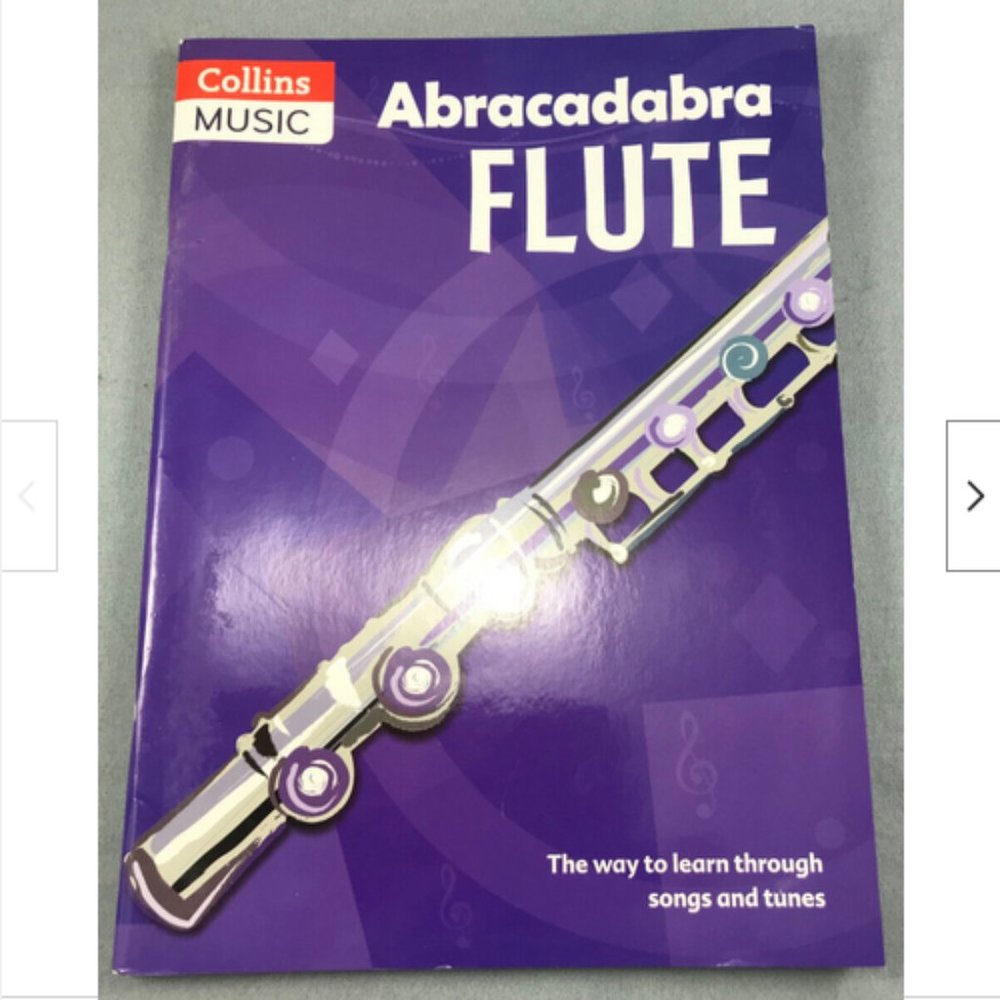 Abracadabra Beginner Learn Flute Book Musical Notes Familiar Tunes Collins 2008